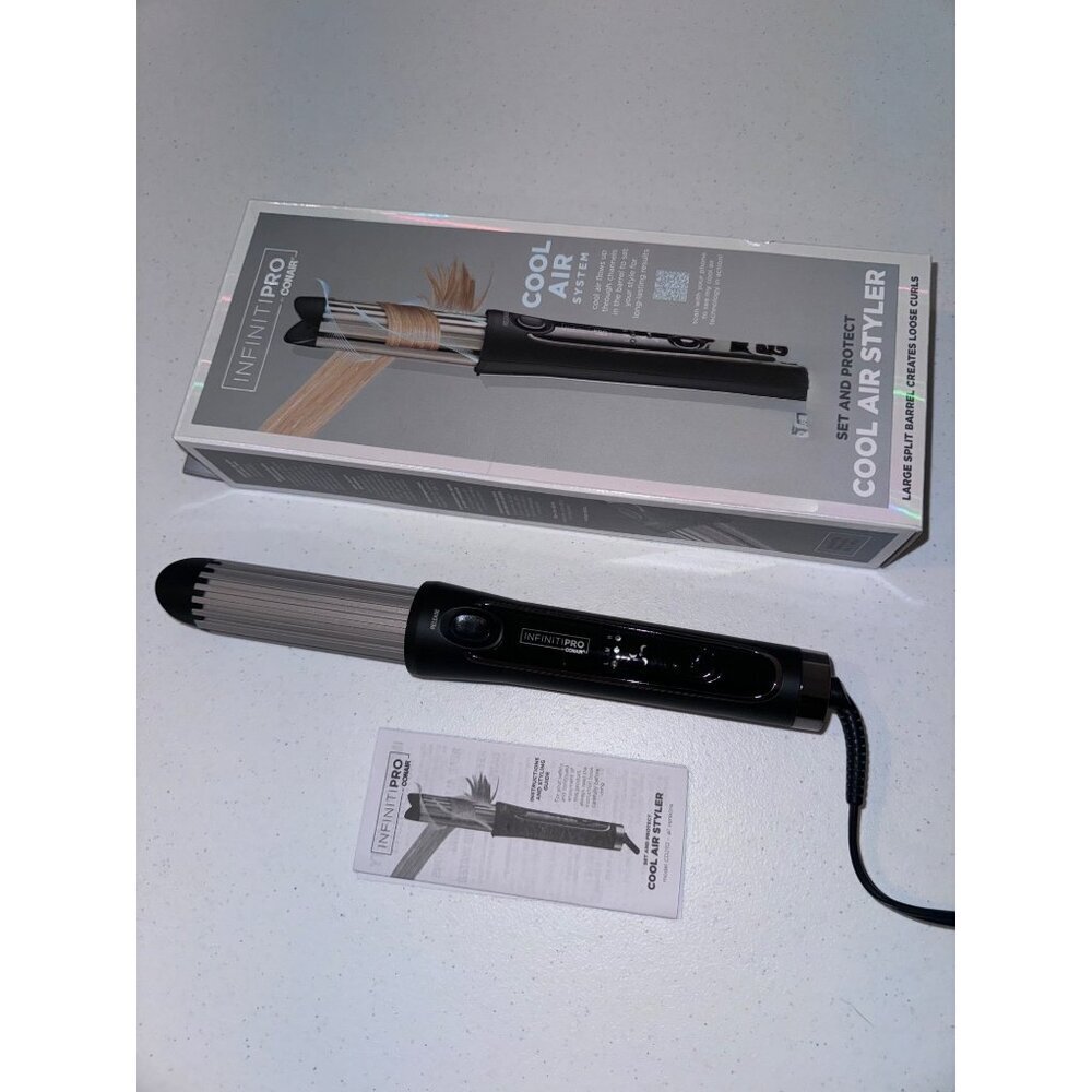 Infiniti Pro By Conair Tourmaline Ceramic Curling Iron 1.25" Loose Curls Digital